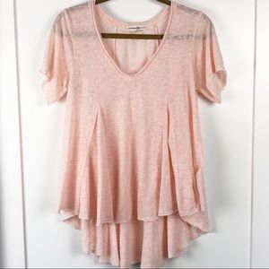 Altar'd State Handkerchief Hem T-Shirt Blush